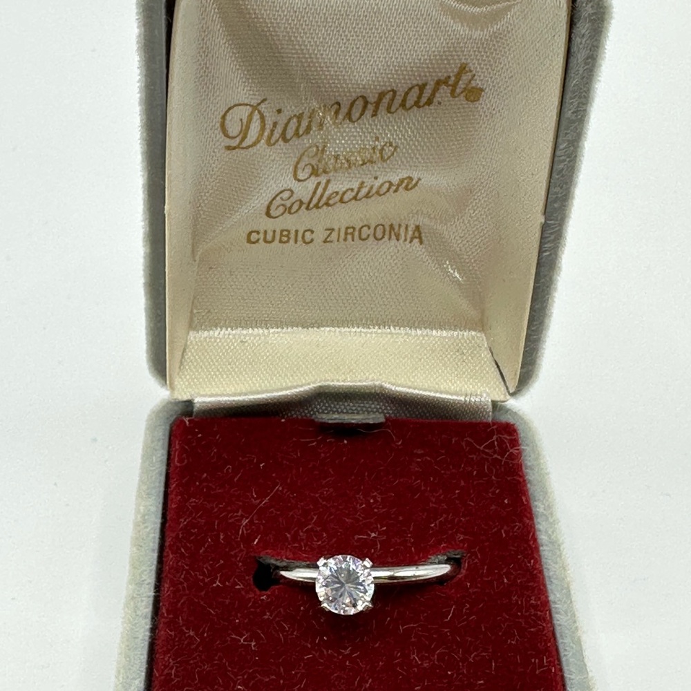 Stirling Silver Cubic Zirconia Ring